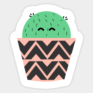 Happy, so happy cactus II Sticker